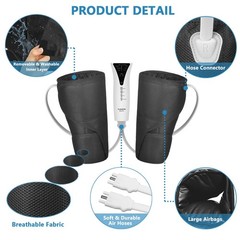 QUINEAR Leg Massager and Air Compression, Calf Massager with 3 Modes 3 Intens…