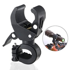 Universal 360° Rotating Bike Handlebar Flashlight Holder Clip Torch Mount Clamp