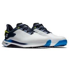 FootJoy Mens Pro/SLX Spikeless Golf Shoes – White/Navy – Previous Season Style