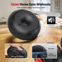 Adjustable Dumbbell Set, 45LBS Dumbbell Set with Silent Anti-Collision Air Cu…