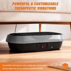 Vibration Plate-200 Speeds,10 Modes,5 bands,330lb-Home Fitness,Weight Loss