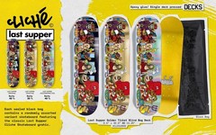 Cliche Skateboard Deck Last Supper Golden Ticket Blind Bag 8.5