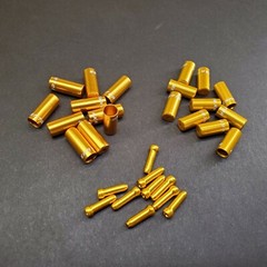 🔥 30 Pc Jagwire End Cap Hop-Up Kit 4mm Shift 5mm Brake Ferrules Cable Housing👀