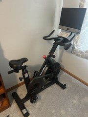 Yesoul GM1 Plus Spin Bike w/ Screen, Adjustable, Black