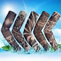 6 Pcs Temporary Tattoo Cooling Arm Sleeves UV Sun Protection Unisex Anti Slip US