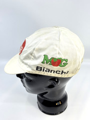 Vintage GB-MG Maglificio Technogym Cycling Cap 1994 Bianchi Italy Race Hat Rare