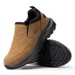 FitVille Mens Wide Slip on Hiking Shoes Walking Trekking Trails Sneakers Outdoor