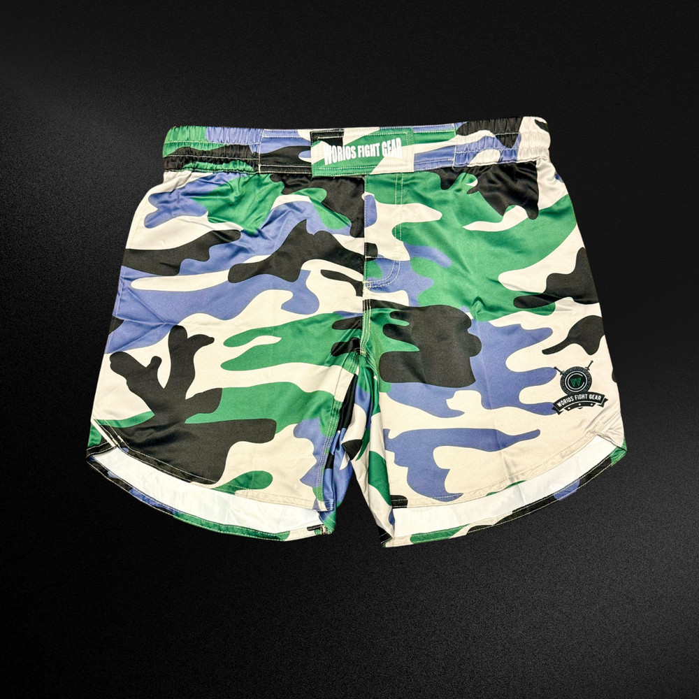 Worios BJJ No Gi&rsquo;s MMA Grappling Camouflage Shorts for Adults