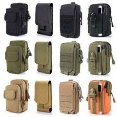 Universal Tactical Military Molle Cell Phone Holster Pouch Waist Pack Belt Bag