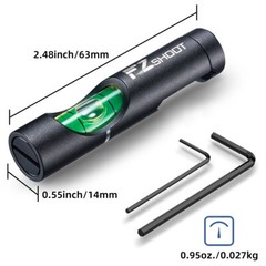 Spirit Bubble Level Tool Anti-Cant Scope Leveling Kit – Fits 20mm Picatinny Rail