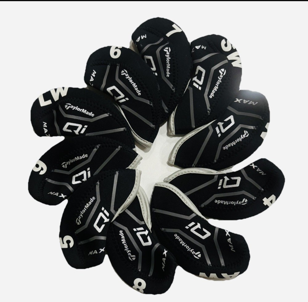 ***USA SELLER** one set of ten golf covers for taylor made Qi MAX irons – 4-PW