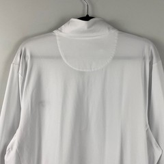 Callaway Lightweight Quarter Zip Golf Pullover Size Large White Stretch