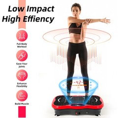 EVOLAND Vibration Plate 330LB Full Body Lymphatic Drainage Weight Loss Men Women