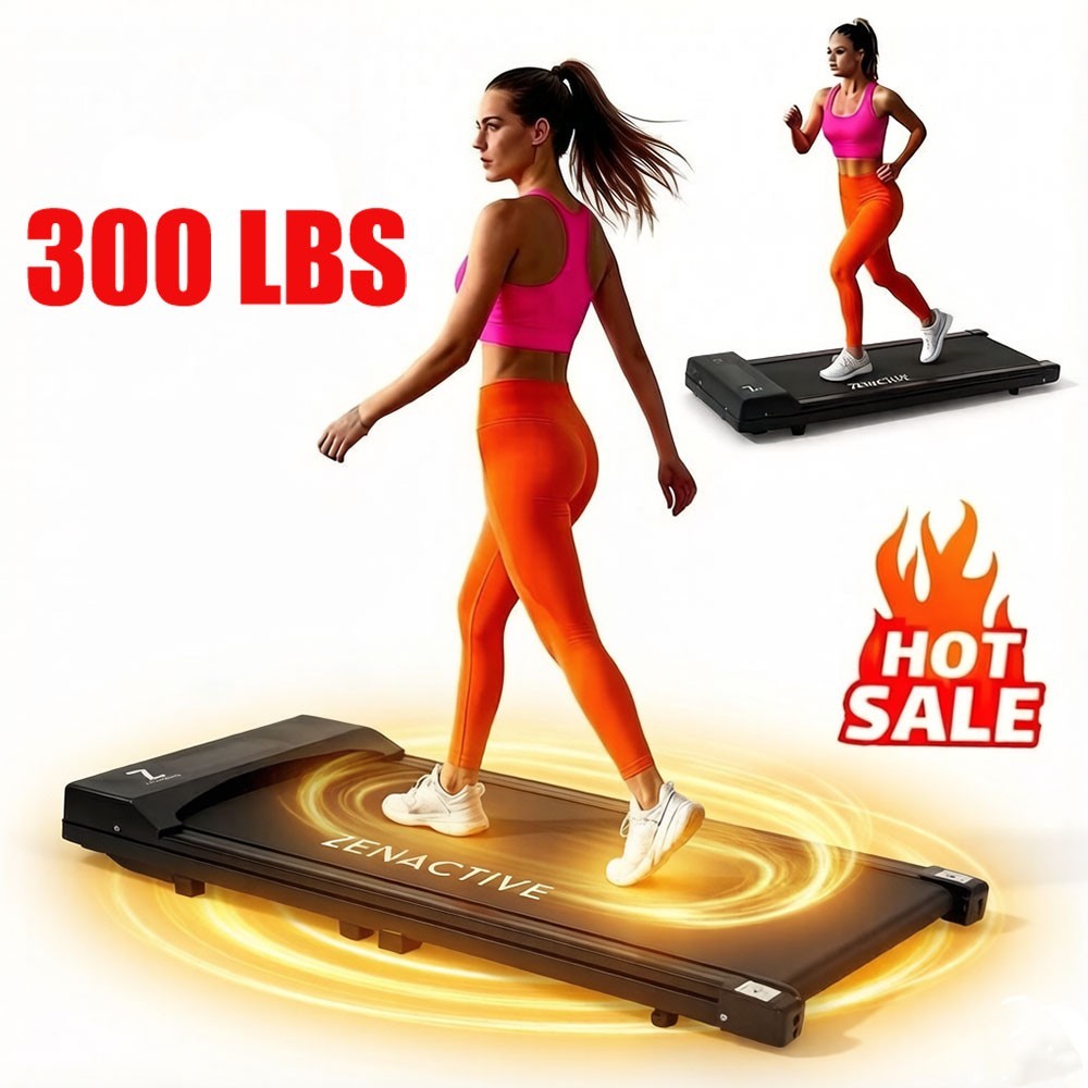 Walking Pad Treadmill – 2.5 HP,Under Desk/Office Use,Remote Control 300LBS