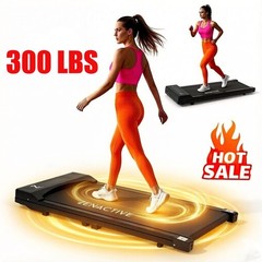 Walking Pad Treadmill – 2.5 HP,Under Desk/Office Use,Remote Control 300LBS