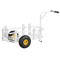 Uimoso Beach Fishing Cart 200 lbs Wagon with Carbon Steel Frame and 11 in Wheels