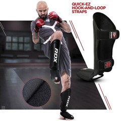 Muay Thai Shin Guards by RDX, Sparring Gear, MMA, Kickboxing Shin Pads