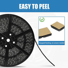 0.25 Oz Black Adhesive Wheel Weights（715Pcs,11Lbs/5Kg）,1/4 Oz Stick on Wheel Wei