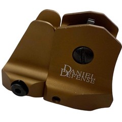1 Pair D T actical Low Profile Metal Sights Folding Iron Front & Rear Set Brown