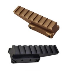 Tactical 8 Slots Picatinny Rail 3.5 inch Optics Riser Mount Red Dot Riser Mount