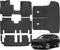 Promrmr TPE Floor Mats Set for Hyundai Ioniq 9 7-Seats 2026, All-Weather Wate…