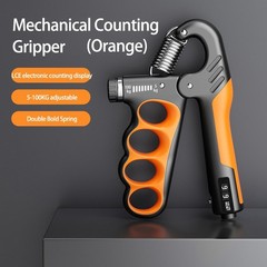 5-100kg Adjustable Hand Grip Strengthener – Forearm Exerciser with Rep Counter