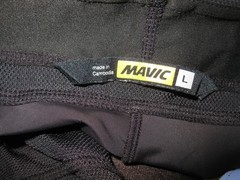 Mavic nylon/polyester/elastane blend black cycling shorts men&rsquo;s size large
