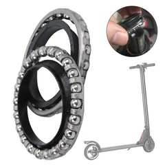 2Pcs Scooter Steering Bearing, 1.6in M365 Steering Ball Bearing, Steel Electr…