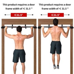 Screw Free Adjustable Doorway Pull Up Bar Upper Body Pull Up Training Bar
