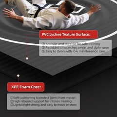 10 x 10 ft Wrestling Mat for home, Jiu Jitsu, BJJ, Wrestling Mats, Martial Arts