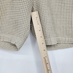 Negative Space Shorts Mens XL Waffle Weave Tan Casual Preppy Drawstring