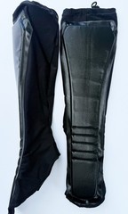 Pro Wrestling Solid black Kickpads Gear Kick Pads gear MMA S/M/L tights