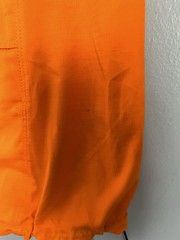 Pearl Izumi Men&rsquo;s Cycling Wind Vest M Orange/White Colorblock Full Zip Mesh