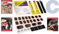 Portable Bicycle Inner Tube Repair Kit: 20 Patches & Essential Tools Included