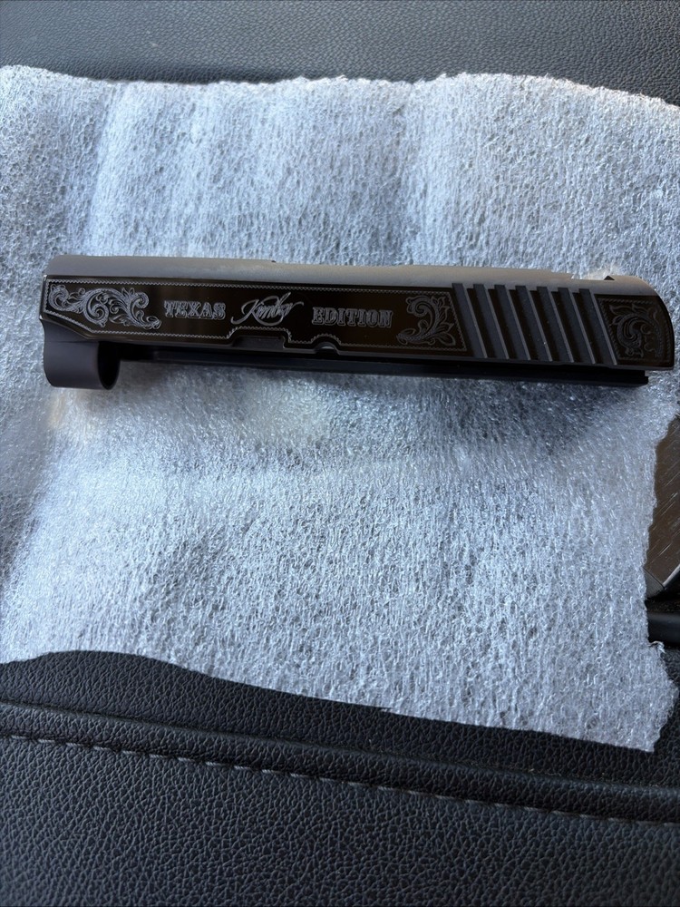 New Kimber Texas Edition Micro 9 Slide Engraved Scrolls DLC Coated 9MM Rare USA