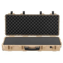 Uimoso Hard Rifle Case IP67 Waterproof Rifle Storage Case w/ Pre-cut Foam Khaki