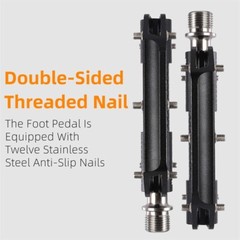 WEST BIKING Bicycle Pedals Titanium Carbon Fiber Axle 3 Bearing Cycling Pedals
