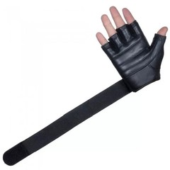 ARD CHAMPS™ Leather Weight Lifting Gloves Long Wrist Wrap Exercise Training Gym