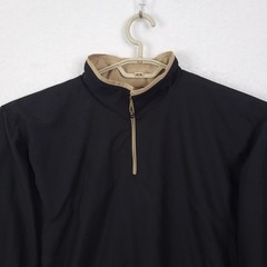 Zero Restriction M3 Windstopper Pullover Mens L Black Golf Quarter Zip Jacket