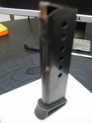 Unknown .22 LR or .25 ACP Pistol Magazine 6 or 7-Round Solid Bottom Grip