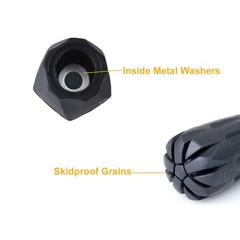 8 Piece Rubber Trekking Pole Tips Hiking Walking Sticks Caps Ends Replacement