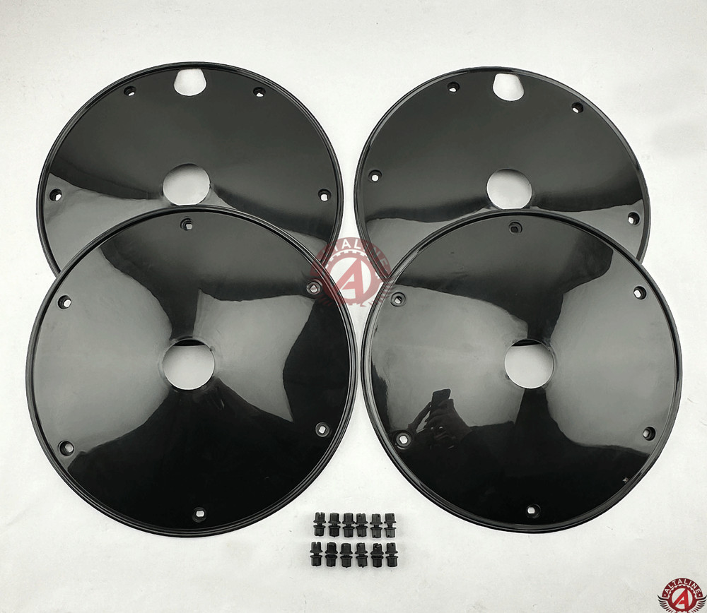 20&Prime; ALTALINE Bicycle ABS BLACK Wheel Cover.