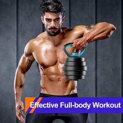 Adjustable Dumbbells, 45LBS 4-in-1 Portable with Adjustable Weights Dumbbells