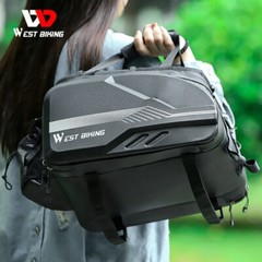 WEST BIKING Waterproof Hard Shell Bicycle Rack Pack Bag Carrier MTB Bike Pannier