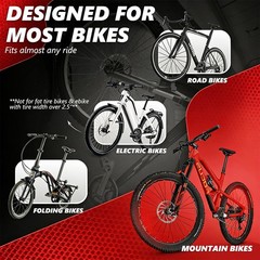 1-6 Pack Bike Wall Mount Rack Vertical Bicycle Hanger Hook Indoor Garage Storage