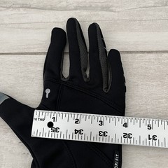 Nike Running Gloves Women&rsquo;s Medium Dri-Fit Touch Screen Black/Silver Key Pocket