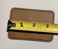 Browning Arms Iron on Leather Patch 3.5” X 2.5” Custom