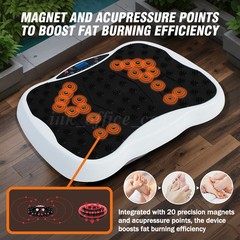 Vibration Plate Exercise Whole Body Exercise Fitness Massager Machine Slim 330lb