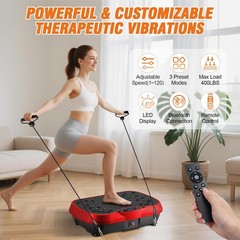 Vibration Platform Plate Whole Body Exercise Fitness Massager Machine Slim 330lb