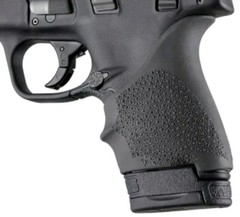 Rubber Grip Sleeve For Smith & Wesson M&P 40 Shield, Ruger LC9, Black